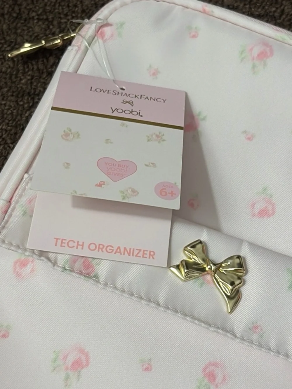 LoveShackFancy tech organizer